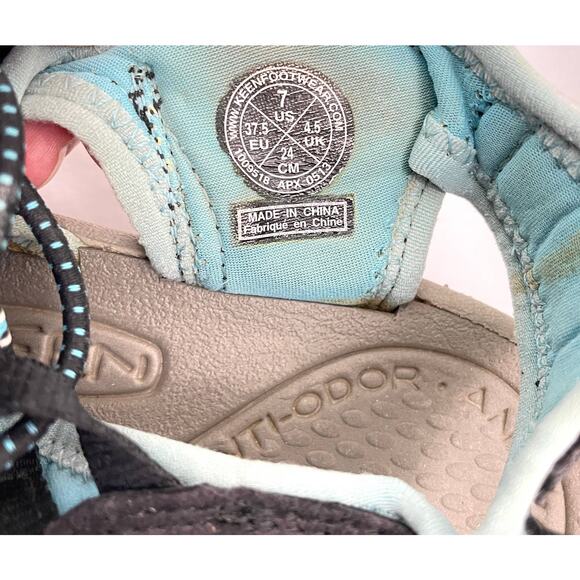 Keen Women's  Waterproof Active Sandal Light Blue Gray Size 7 - Picture 9 of 9